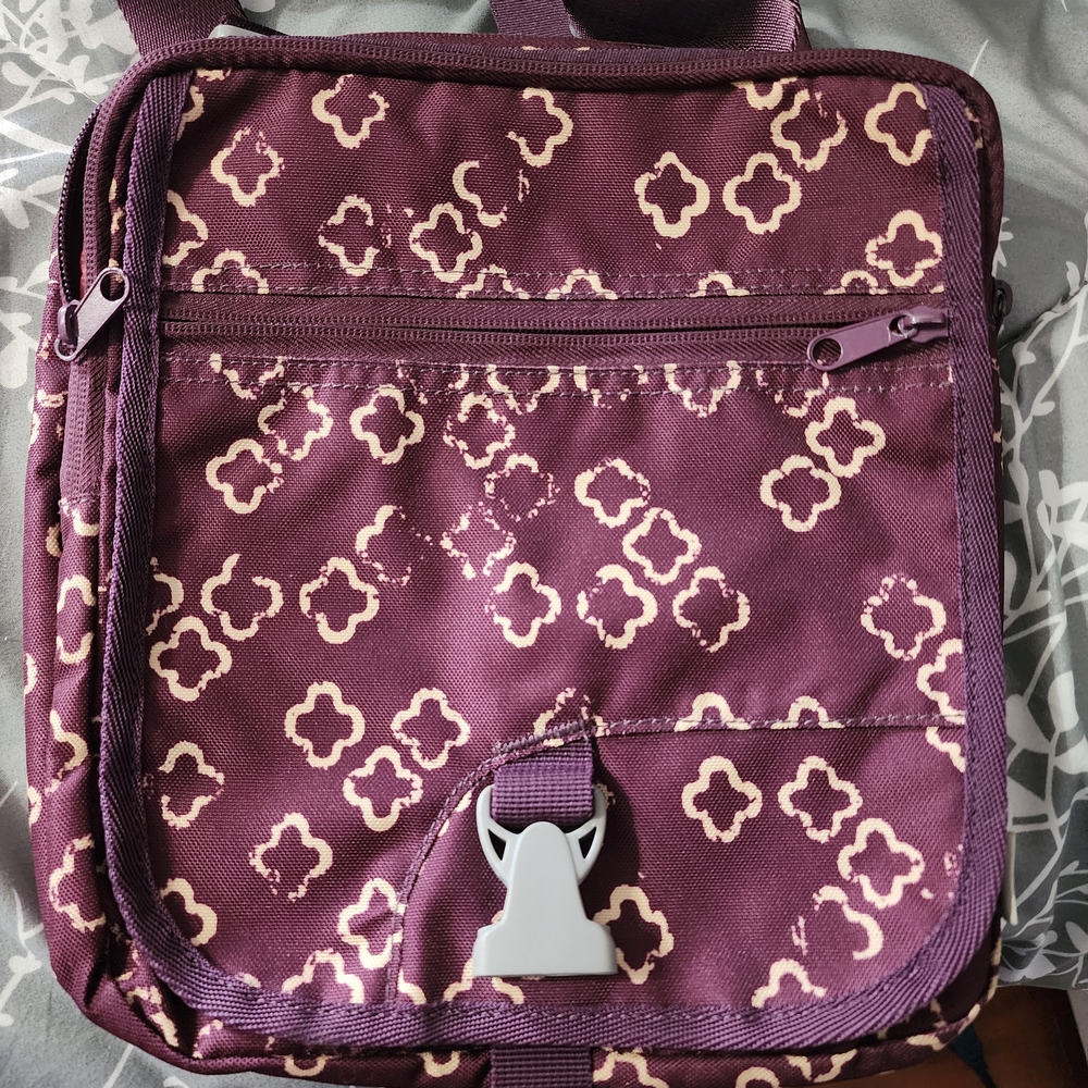 Stylish Purple Patterned Women's Bag